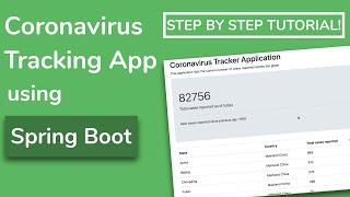 Building a Coronavirus tracker app with Spring Boot and Java - Java Brains Tutorial