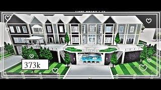 HUGE MODERN AESTHETIC MANSION -373k II BLOXBURG SPEEDBUILD