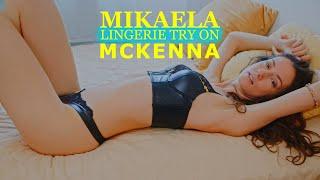 Leather Lingerie Try On Haul  Mikaela Mckenna