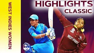 Final Ball Thriller Decided by ONE Run  Classic Match Highlights  West Indies Women v India 2019