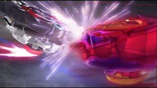 Aiger vs Phi Beyblade burst super z episode 37 FULL BATTLE Z Achilles Broken