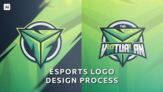 How To Make eSports Logo Design  Adobe Illustrator Tutorial