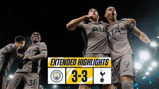 MAN CITY 3-3 TOTTENHAM HOTSPUR  PREMIER LEAGUE EXTENDED HIGHLIGHTS