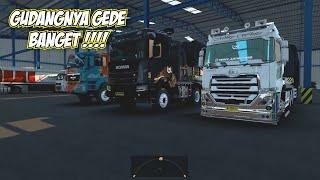 Convoy Perdana Muat Di Gudang Baru AJB Transport  #ajbtransport #bossstory #ets2