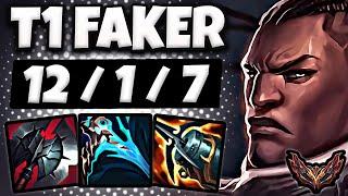 T1 Faker Lucian vs Miss Fortune  MID  Patch 14.14 Korea Grandmaster 