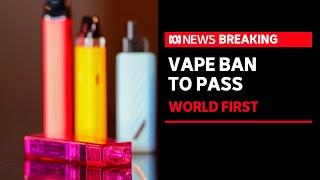 Australia to become first country to ban sale of vapes outside of pharmacies  ABC News