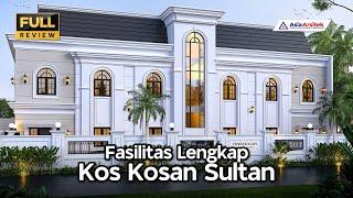 DESAIN KOS KOSAN MEWAH 2 LANTAI 100 Kamar Tidur