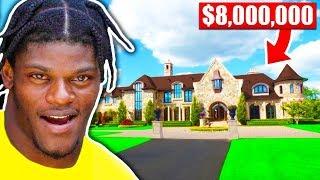 What NFL Players Bought With FIRST Check Lamar Jackson Patrick Mahomes Saquon Barkley