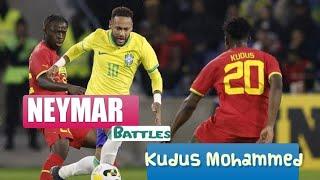Kudus Mohammed vs Neymar Jnr 2022 World Cup Friendly#kudus #psg #neymar #brazil #ghana #ajax