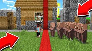 ЗАЧЕМ МЫ С ЖИТЕЛЯМИ ПОДЕЛИЛИ ДЕРЕВНЮ ПОПОЛАМ В МАЙНКРАФТ  Компот Minecraft