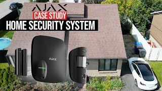 Case Study Home Security System - Ajax Systems Installation at a Clients House