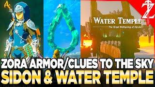 All Zora Armor Clues to the Sky Sidon & The Water Temple - Tears of the Kingdom Walkthrough Part 3