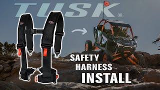 How To Install Tusk 4 Point 3 Inch H Style Safety Harness