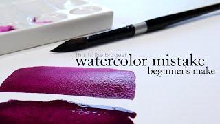 Watercolor Mistakes to Avoid