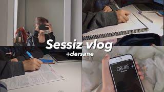 Sessiz ders çalışma vlog   dershane…