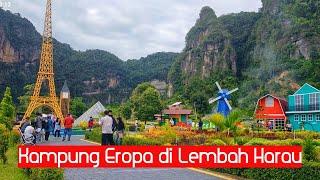 Kampung Eropa di Lembah Harau Payakumbuh Sumatra Barat.