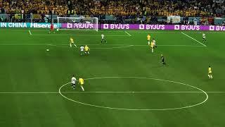 Messi scans the field and makes a dangerous attack - Argentina vs Australia - Fifa World Cup 2022