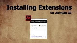 Animate CC  Installing MXPZXP Extensions Tutorial