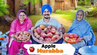 Khet Jake Banaya Seb Da Murabba   Apple Murabba Recipe   Harman khosa 