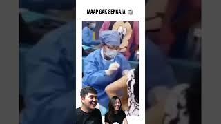 kalo VAKSIN kayak gini bakalan SAKIT gak sih ??  #shorts #dikkysyska #couplecomedy