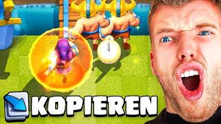 ICH KLAUE JEDES GEGNER-DECK bis LIGA 10... doch es eskaliert  Clash Royale Deutsch