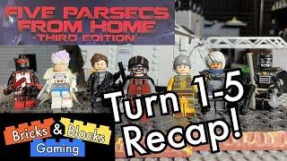 Five Parsecs From Home Turns 1-5 Recap