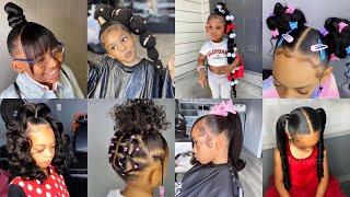 Back-To-School Ponytail Hairstyles For Black KidsGirls  Easy & Stylish Hairstyles #cutehairstyles