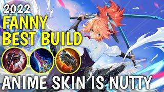 FANNY BEST BUILD 2022  TOP 1 GLOBAL FANNY BUILD GUIDE  FANNY ASPIRANT SKIN GAMEPLAY - MLBB