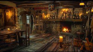 Medieval Tavern Ambience  Celtic Music  - Soothing Celtic Tunes for Deep Sleep