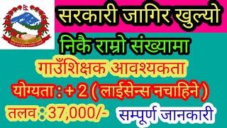 government job vacancy 2023 in nepal  teacher vacancy 2023 in nepal 