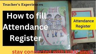 Attendance registerhow to complete attendanceregisterschool attendance registerimportant details