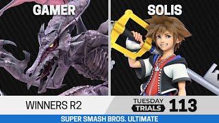 Tuesday Trials 113 SSBU Winners R2 - gamer Ridley vs Solis Sora