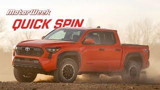 2024 Toyota Tacoma Hybrid  MotorWeek Quick Spin