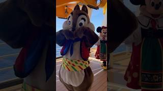 Disney Cruise Line characters in Italian outfits onboard the Disney Dream #disney #disneycruise