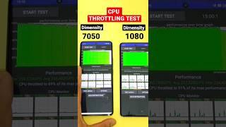 Dimensity 7050 vs Dimensity 1080 CPU Throttling Test 