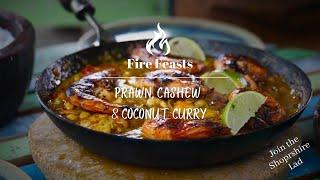 Prawn Cashew & Coconut Curry - Kadai Fire Feasts