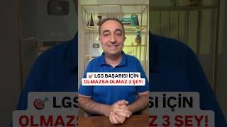 Lgs başarısı için olmazsa olmaz 3 şey #lgskoçu #lgsbirincisi #lgshazırlık