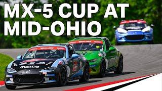 Mazda MX-5 Cup 2024  Race One  Mid-Ohio Sports Car Course