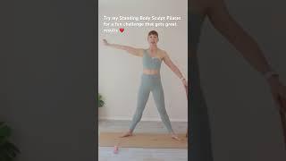 Latest Workout is Now LIVE  Standing Body Sculpt Pilates #pilatesstrong #girlwiththepilatesmat