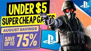 12 Great PSN Game Deals UNDER $5 PSN AUGUST SAVINGS SALE 2024 SUPER CHEAP PS4PS5 Games to Buy