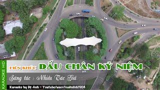 Karaoke LIÊN KHÚC DẤU CHÂN KỶ NIỆM - Tuấn Vũ - Thanh Tuyền - Sơn Tuyền  Beat Chuẩn