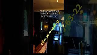 AUDIO Y VIDEO DISTRIBUIDO #restaurante #audio #video #equipamiento #bares #domotica