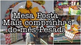 COMPRAS PESADA DO MÊS PARA ABASTECER A DISPENSA