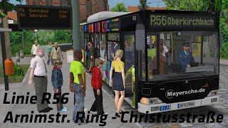 OMSI 2 #003  MB O530G Citaro  Line R56 Arnimstr. Ring - Christusstr.  It was a close shave