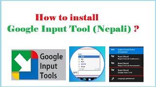 How to install Google Input Tool Nepali  For LaptopComputer Only  Simple Video  Nepali Typing