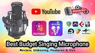 Best Singing Microphone For Vocal Karaoke Starmaker Xtreme Acoustics C01BK Condenser Microphone