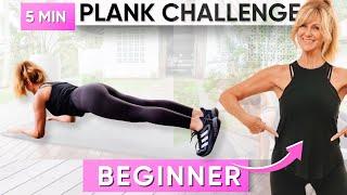 5-Minute Plank Challenge To Burn Belly Fat Fast  BEGINNERS