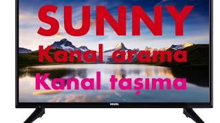 SUNNY tv kanal arama LCD akıllı tv  kanal tarama nasıl yapılır