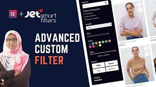 Create custom product filter woocommerce in Elementor  Crocoblock jet smart filters