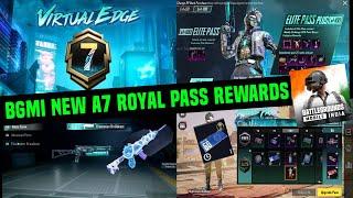 BGMI NEW ROYALE PASS A7  A7 ROYAL PASS BGMI  A7 ROYAL PASS 1 TO 100 RP REWARDS  A7 60 UC VOUCHER